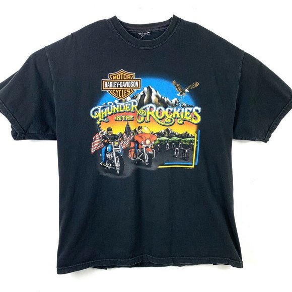 Harley-Davidson Other - Harley Davidson Motorcycles Large T Shirt Rockies